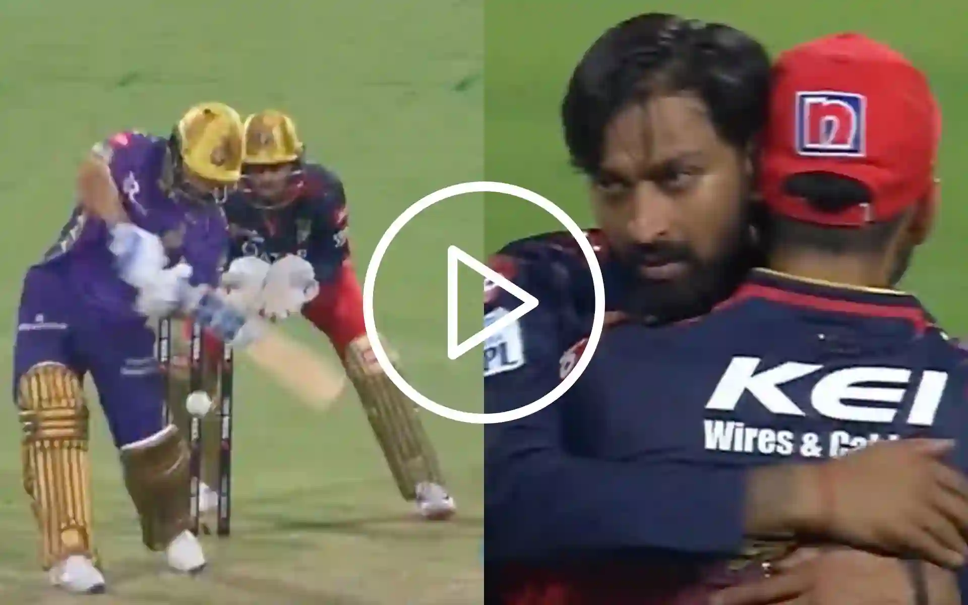 [Watch] Virat Kohli Gives Tight Hug To Krunal Pandya As He Cleans Up Rinku Singh 